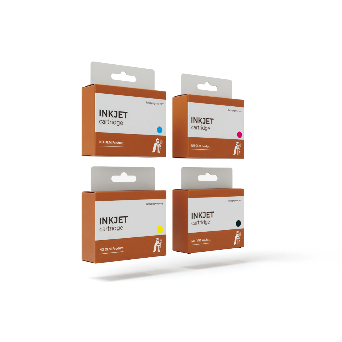 set 4x xl inkt cartridge voor epson t9451 - t9454 voor workforce pro wf-c5210dw wf-c5290