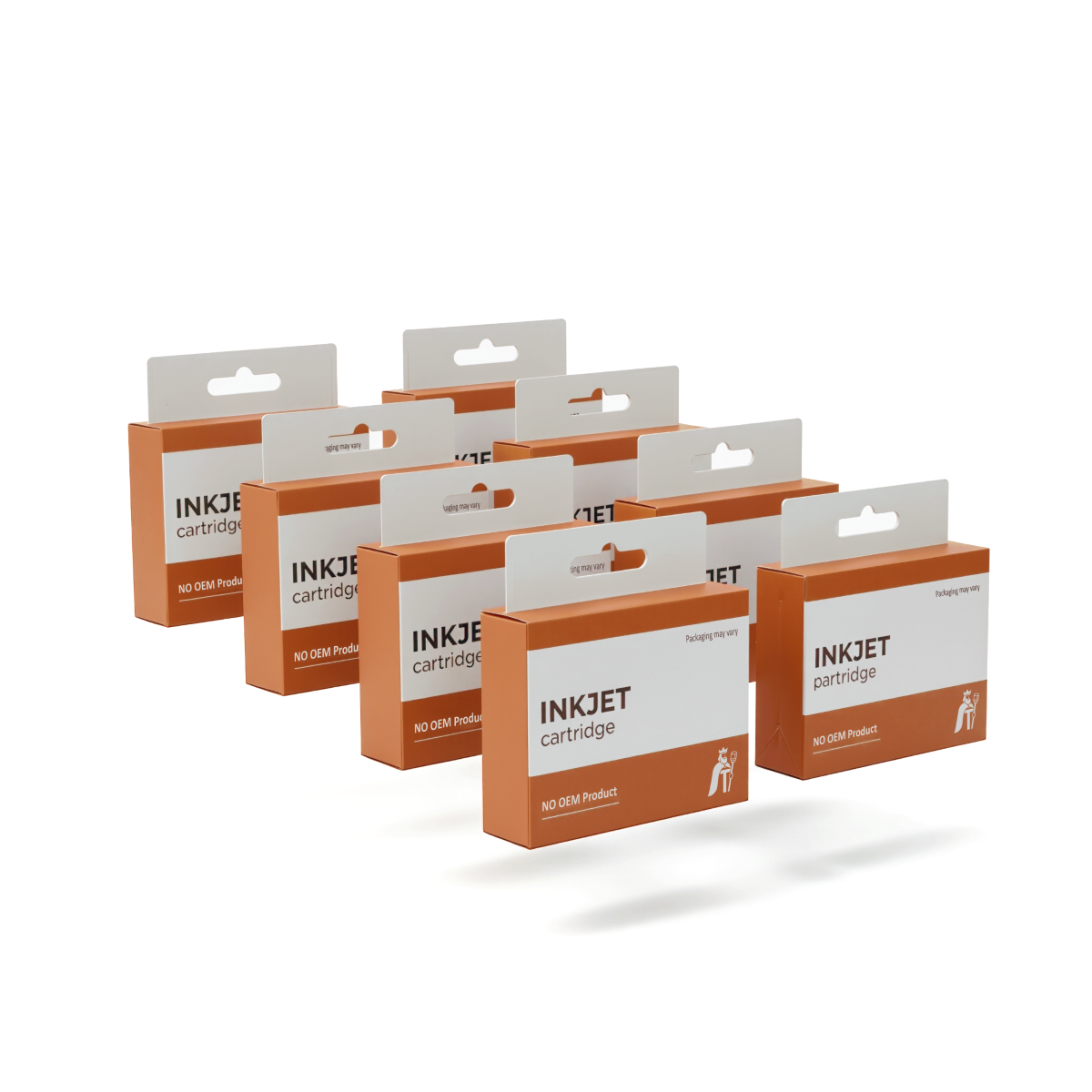 set 6x inkt cartridge voor epson t0801-t0806 stylus foto p50 px650 px660 px700w px710w p