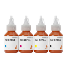 Huismerk 105 106 Navulinkt - CMYK - 140 ml en 70 ml - XL Capaciteit