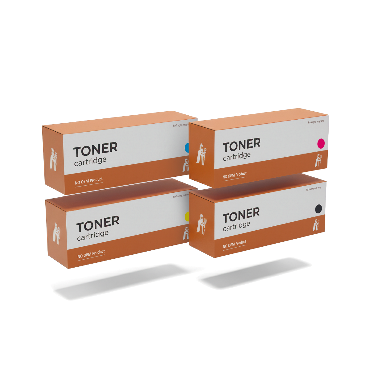 set 4x toner voor ricoh p c300 p c300w p c301 p c301sf p c301w p c302 p c302fw m c250 m