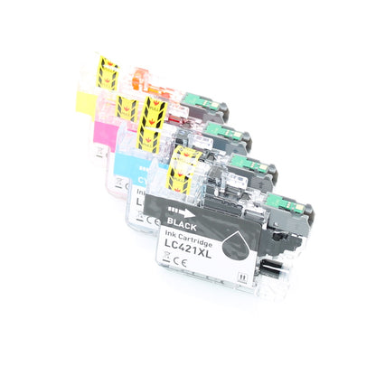 Cartouche Brother LC421BK noir - Marque distributeur Toner Koning - pour DCP-J1050, DCP-J1140, DCP-J1800, MFC-J1010