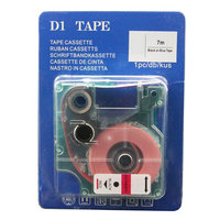 labels voor Dymo 40917 Rood 9mm x 7m voor Labelmanager 100 120P 150 160 200 210D 220P 26