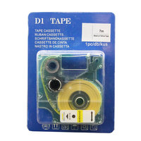labels voor Dymo 43618 Geel 6mm x 7m voor Labelmanager 100 120P 150 160 200 210D 220P 26