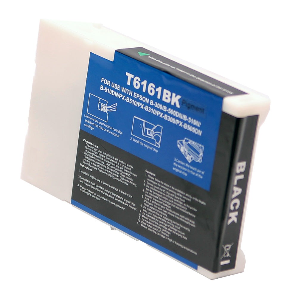Epson T6161 cartridge - Zwart
