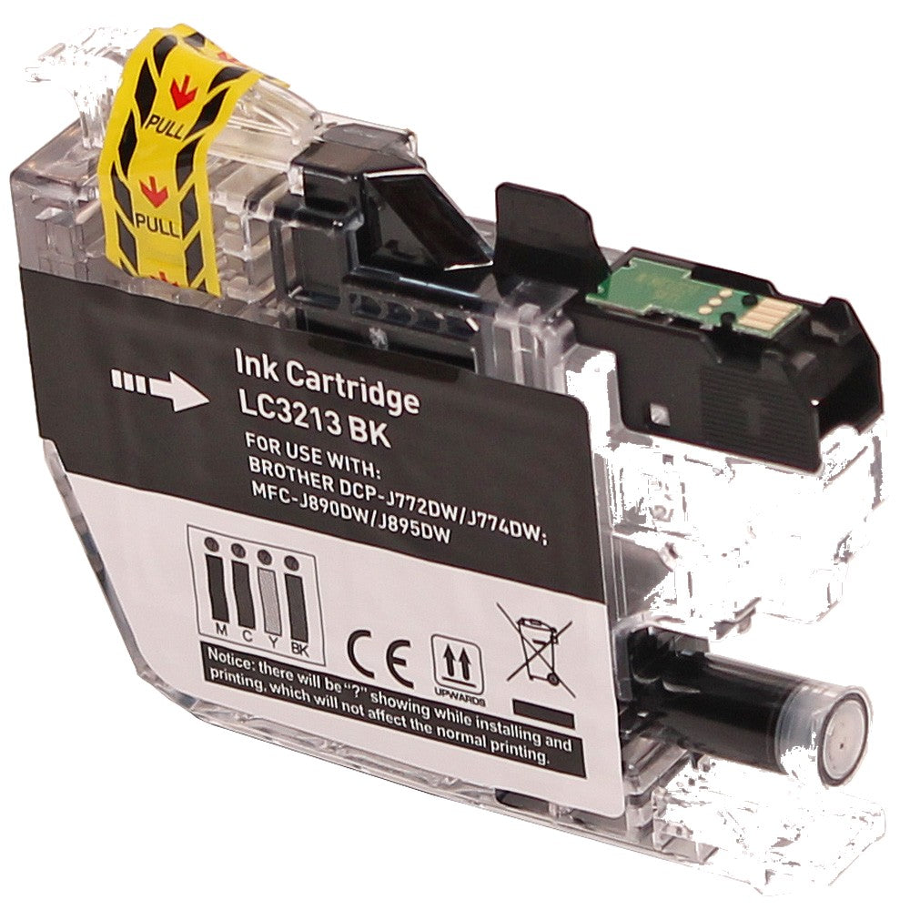 Brother LC3213 cartridge - Zwart