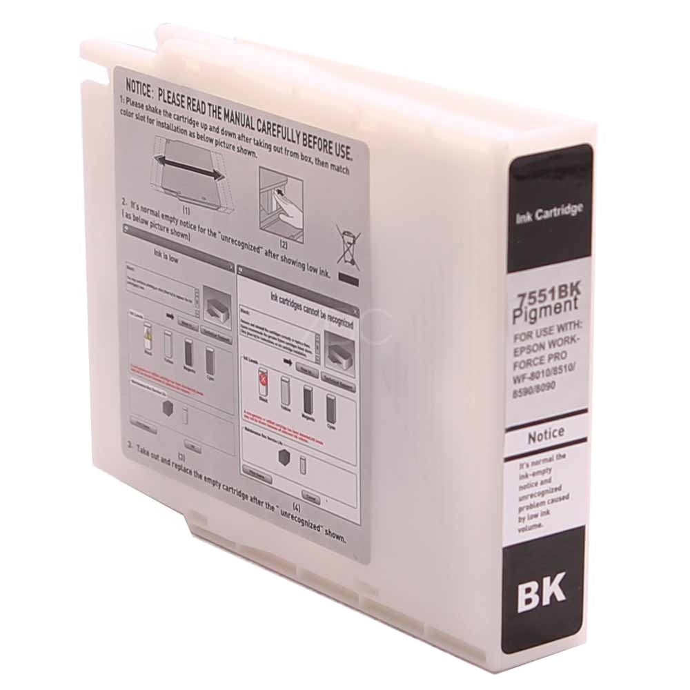 Epson T7551 cartridge zwart - Zwart
