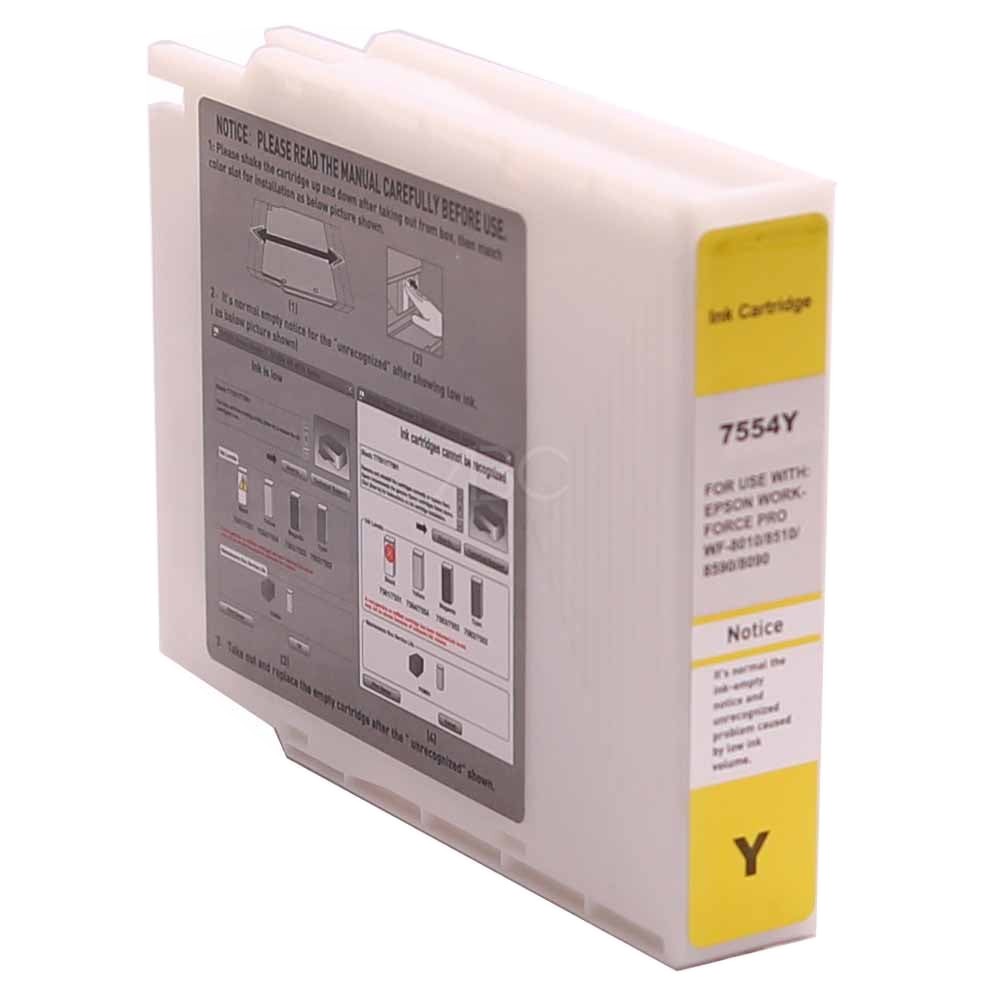 Epson T7554 cartridge geel - Geel