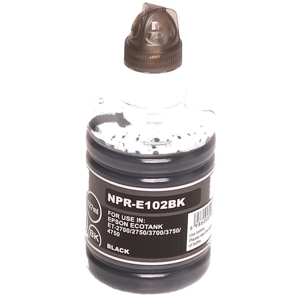 Epson 102 navulinkt - Zwart
