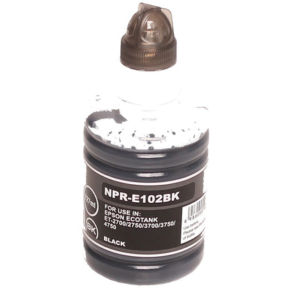 Epson 102 navulinkt - Zwart