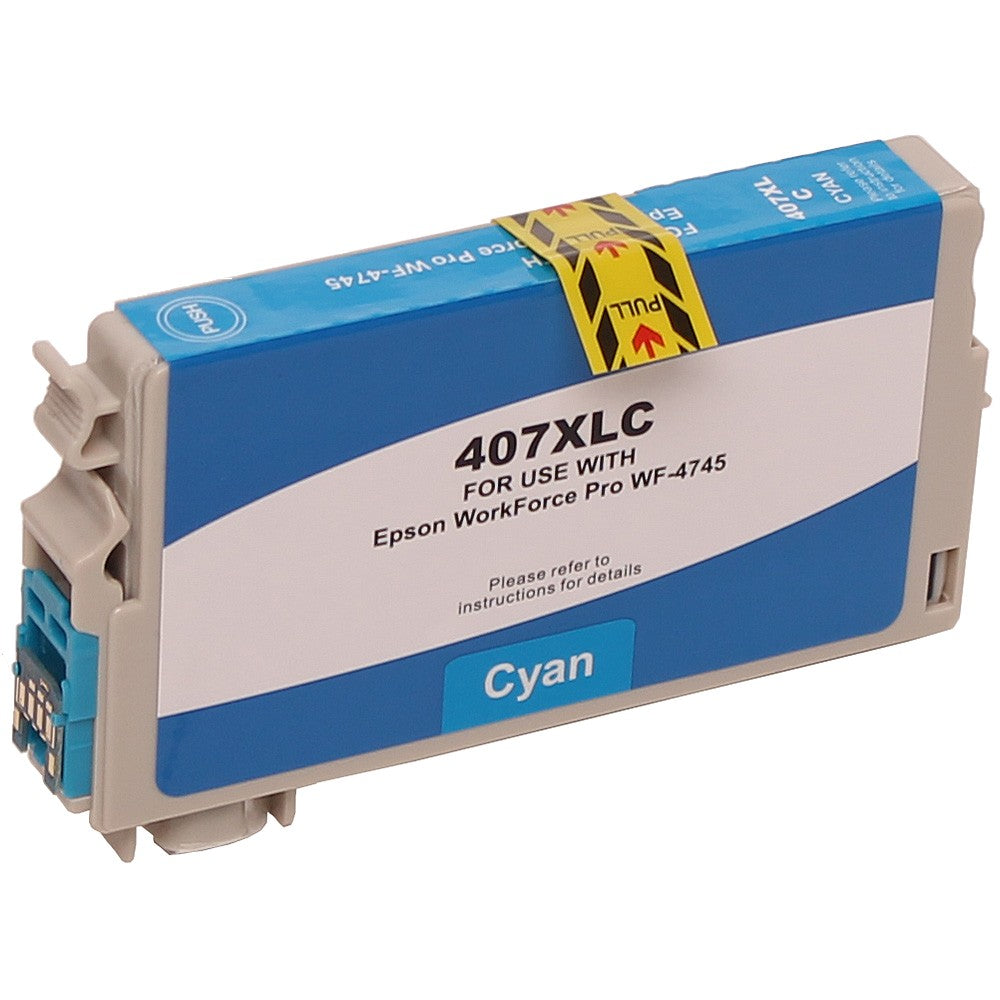 Epson 407 cartridge - XL Cyaan