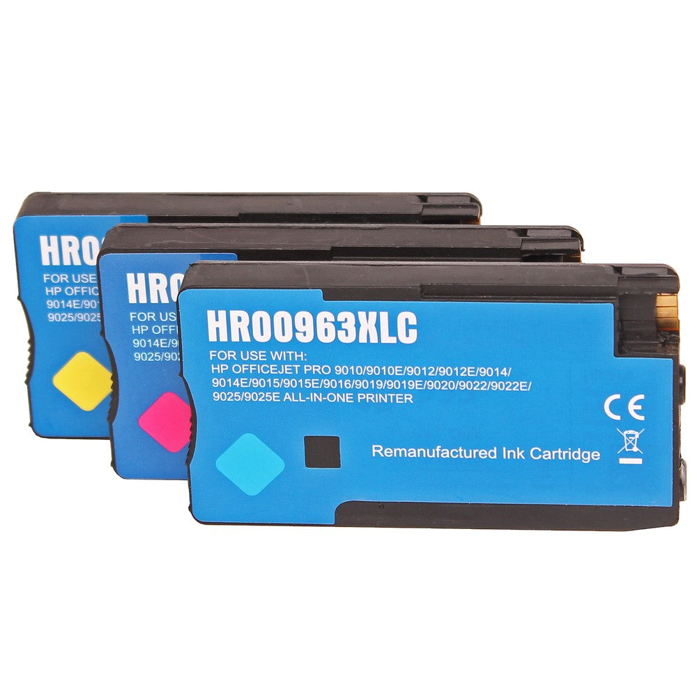 HP 963XL cartridge - XL 3-Pack Meerkleurig