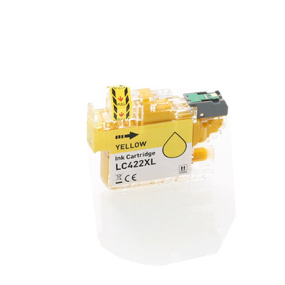 Brother LC422 cartridge - XL 2-Pack Geel