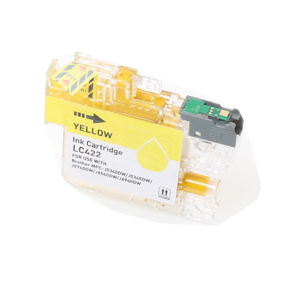 Brother LC422 cartridge - Geel