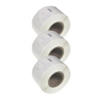 3x Huismerke labels rol voor dymo s0722550 wit 51x19 mm voor labelwriter 5xl 550 550 turbo 4xl 310